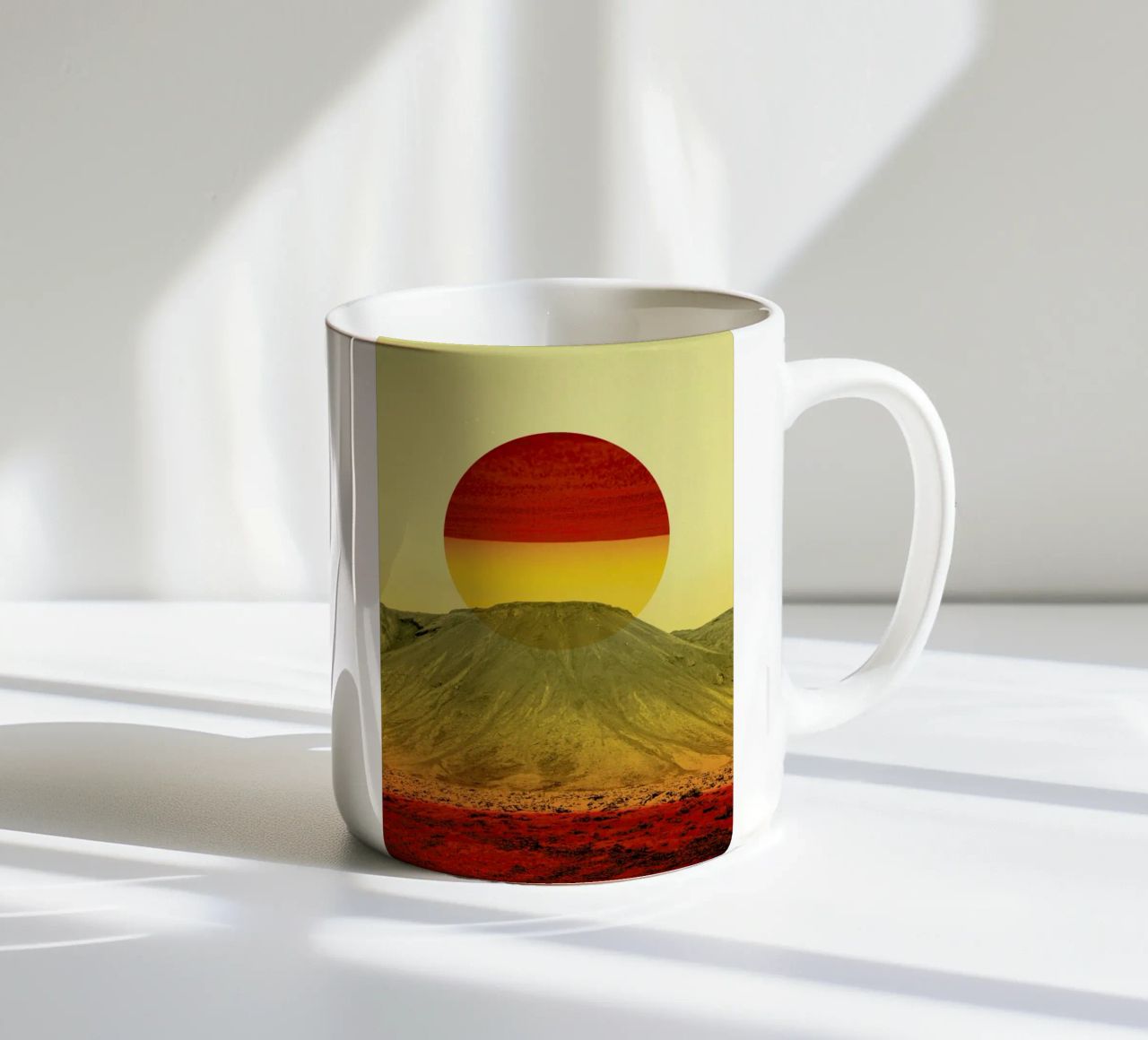 Warm abstraction tazza in ceramica da Stoian Hitrov