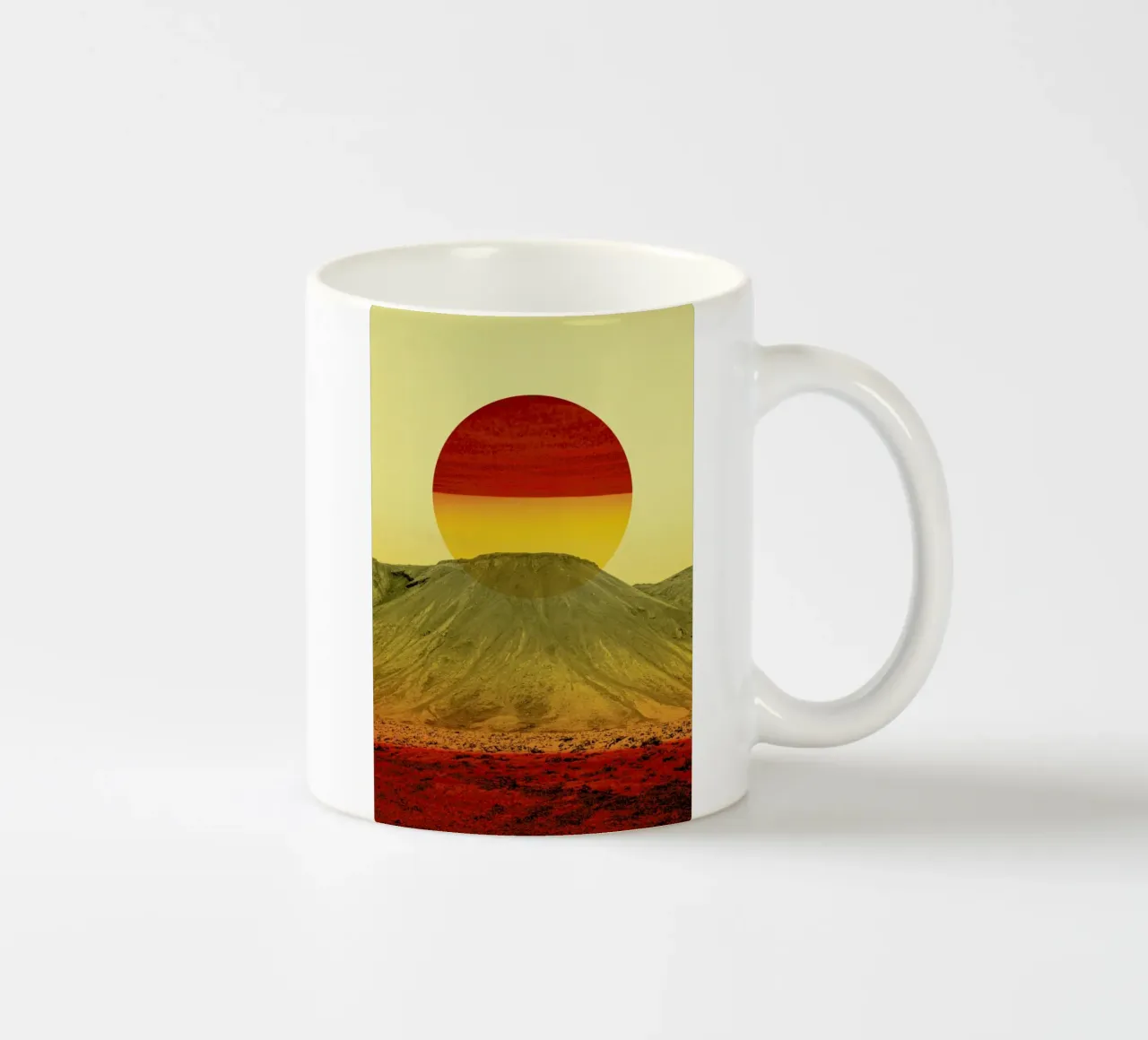 Warm abstraction mug en céramique de Stoian Hitrov