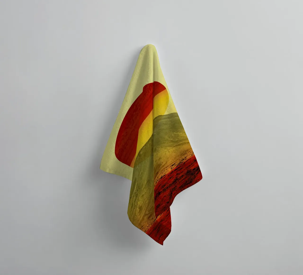 Warm abstraction toalla de baño de Stoian Hitrov