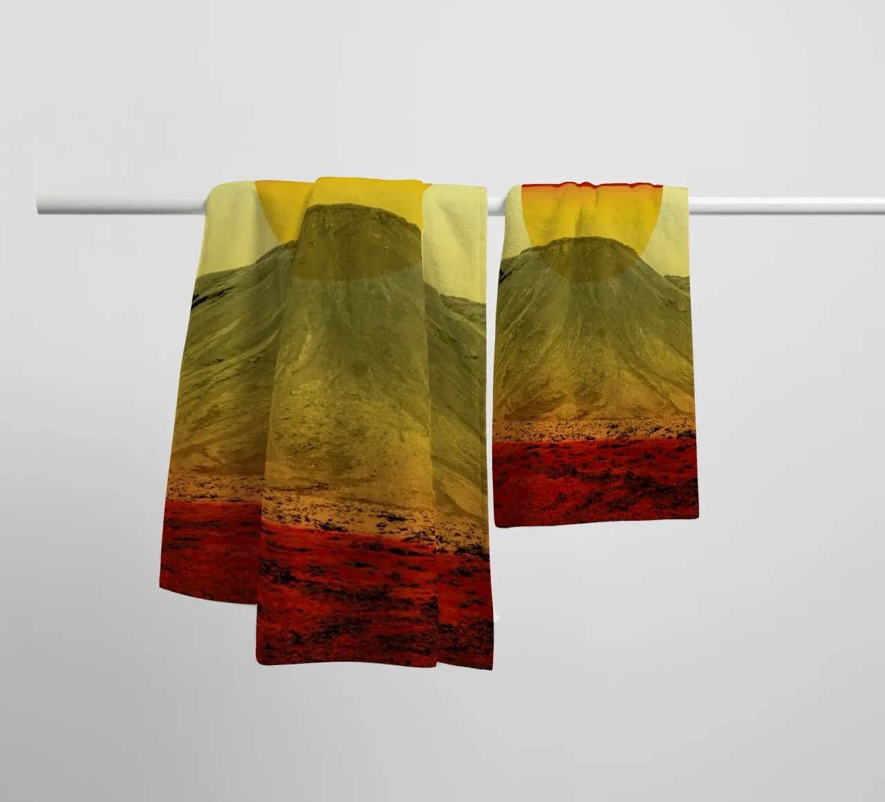Warm abstraction toalla de baño de Stoian Hitrov