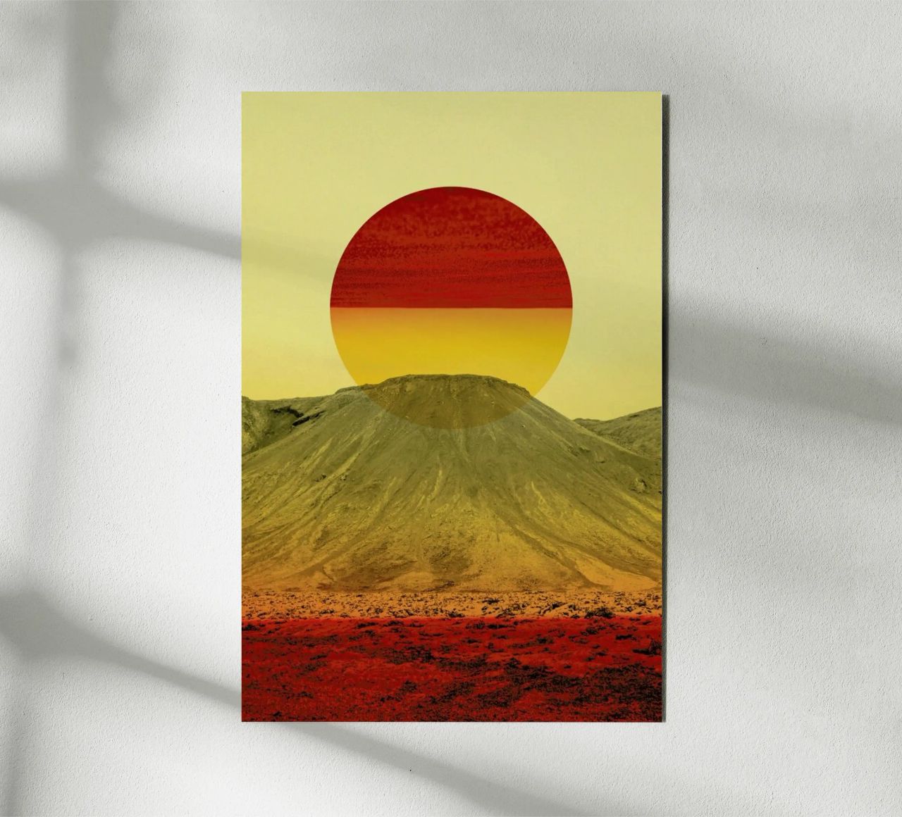 Warm abstraction alluminio dibond da Stoian Hitrov