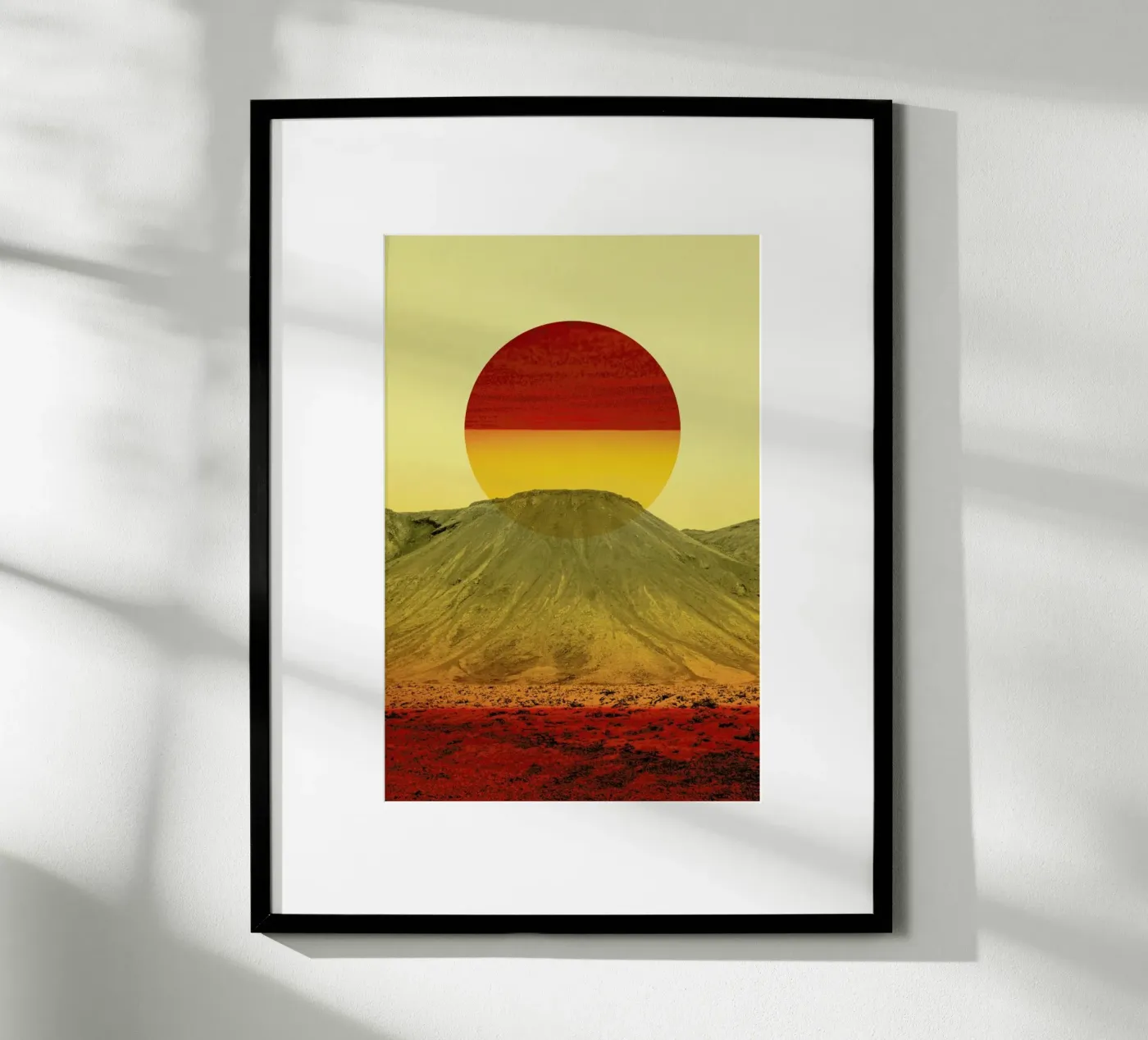 Warm abstraction poster by Stoian Hitrov