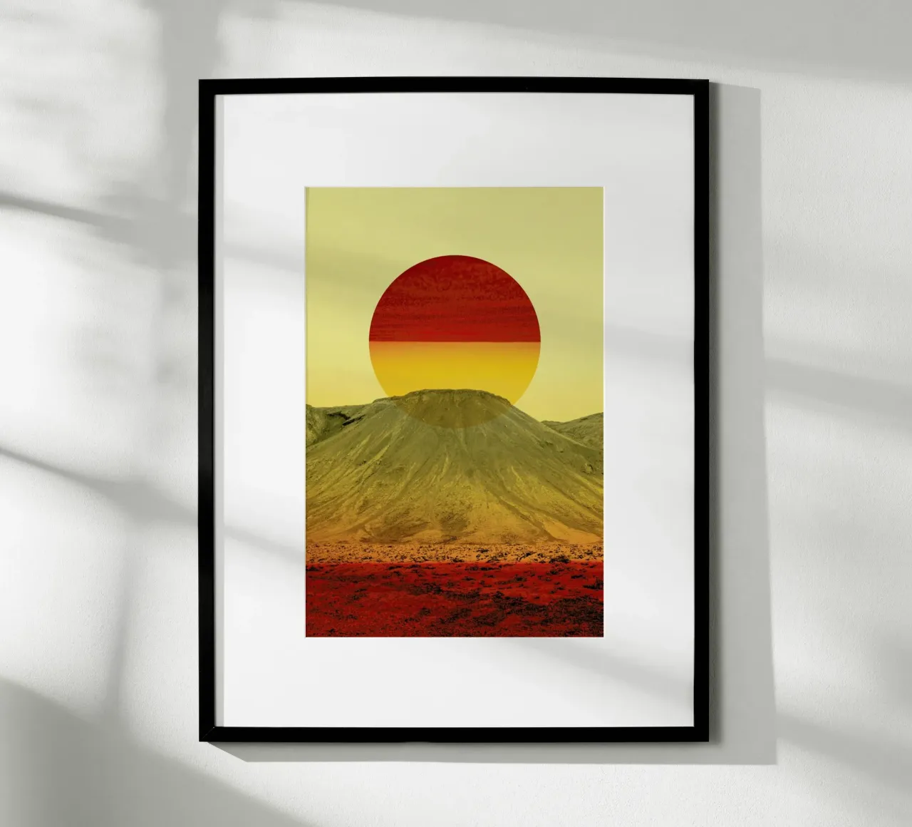 Warm abstraction poster by Stoian Hitrov