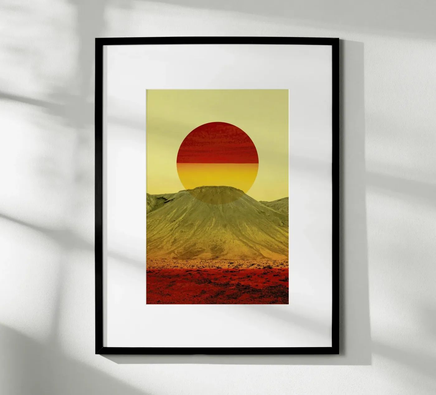 Warm abstraction poster da Stoian Hitrov