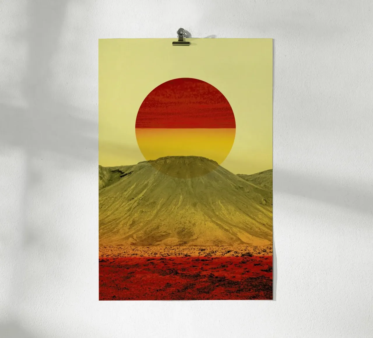 Warm abstraction poster by Stoian Hitrov