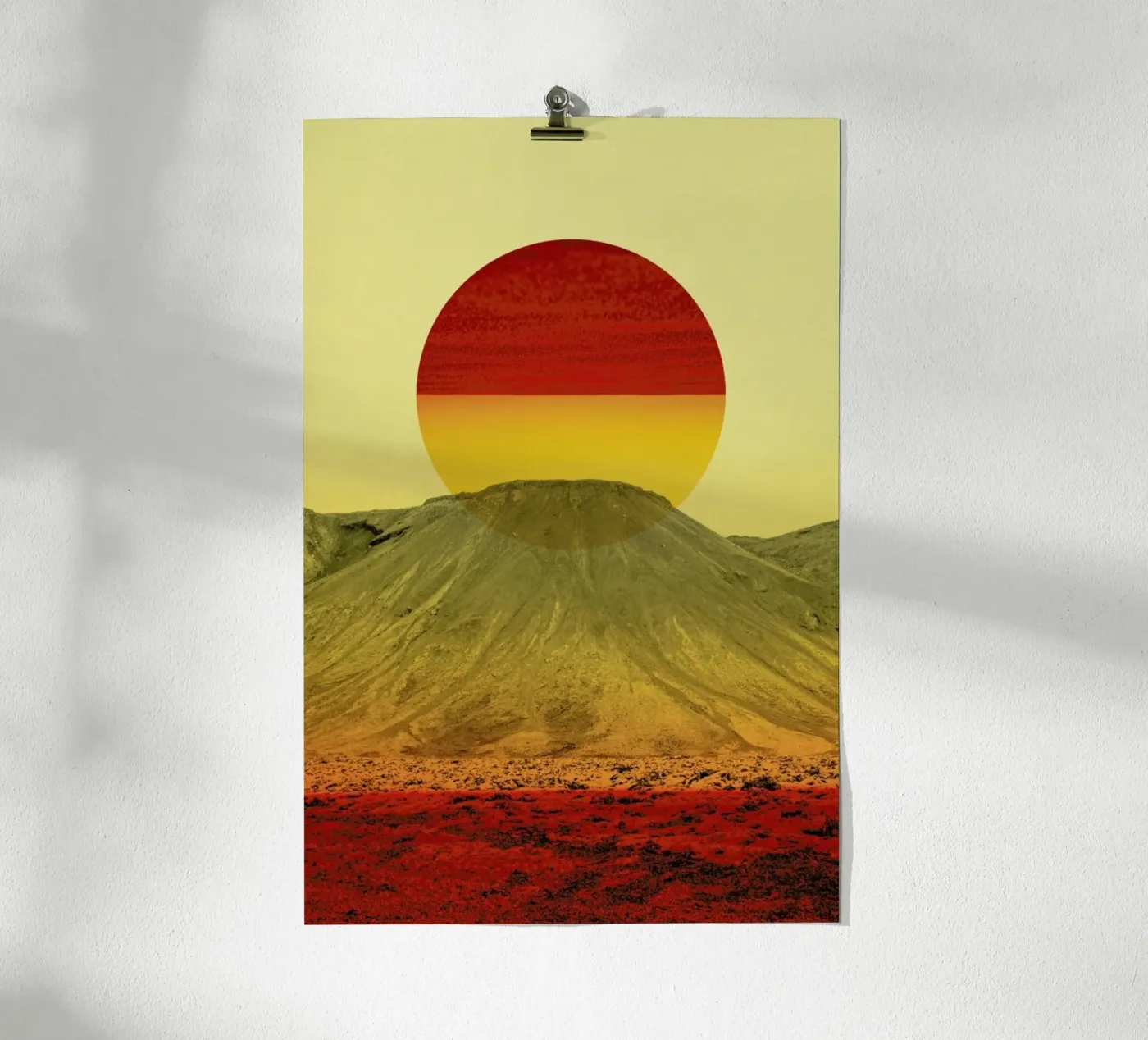 Warm abstraction poster by Stoian Hitrov