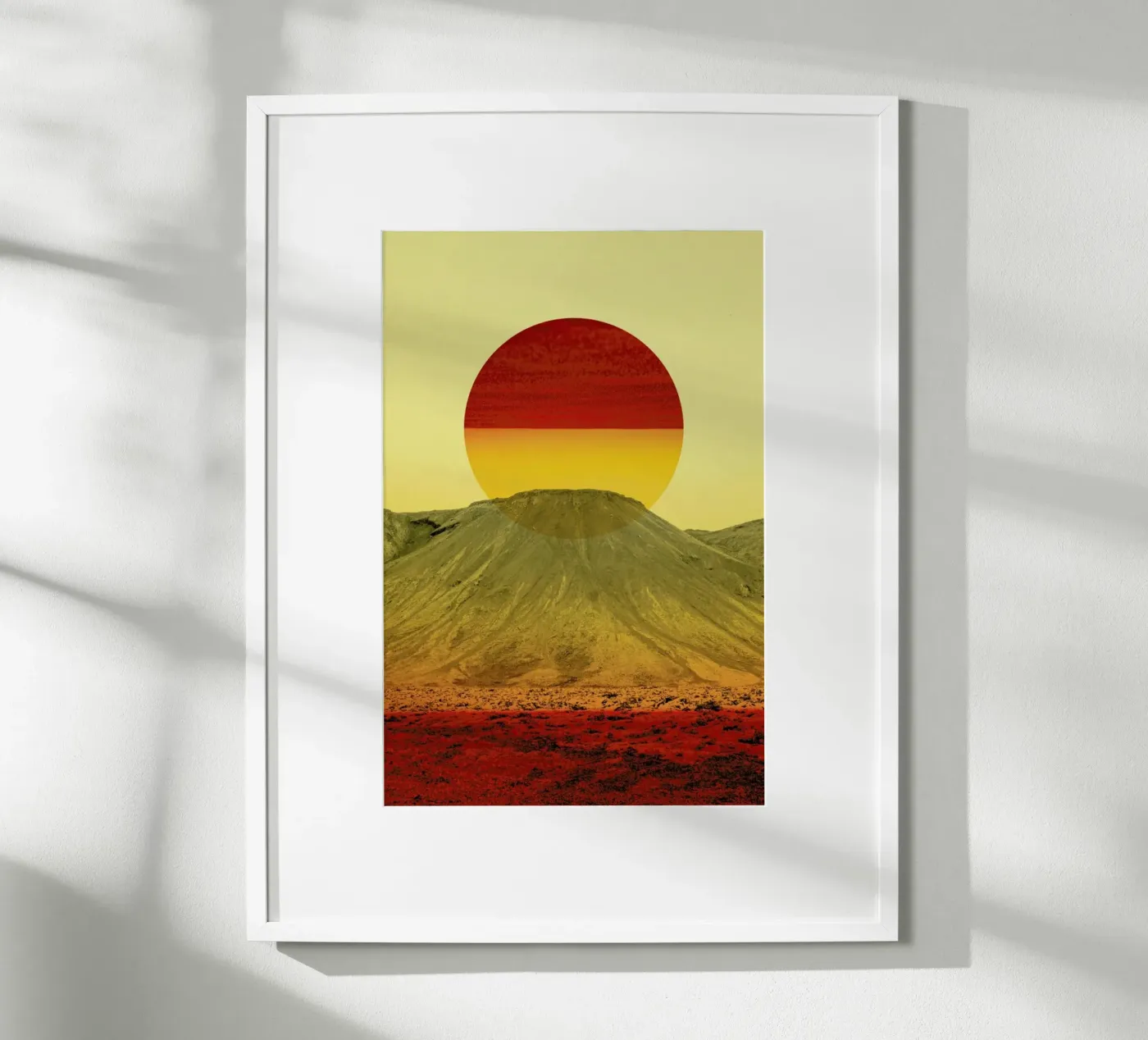 Warm abstraction poster by Stoian Hitrov