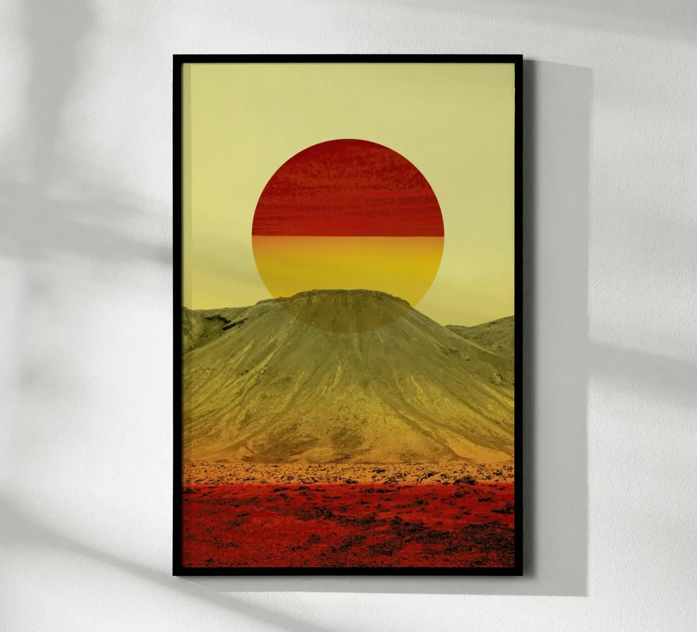 Warm abstraction poster da Stoian Hitrov