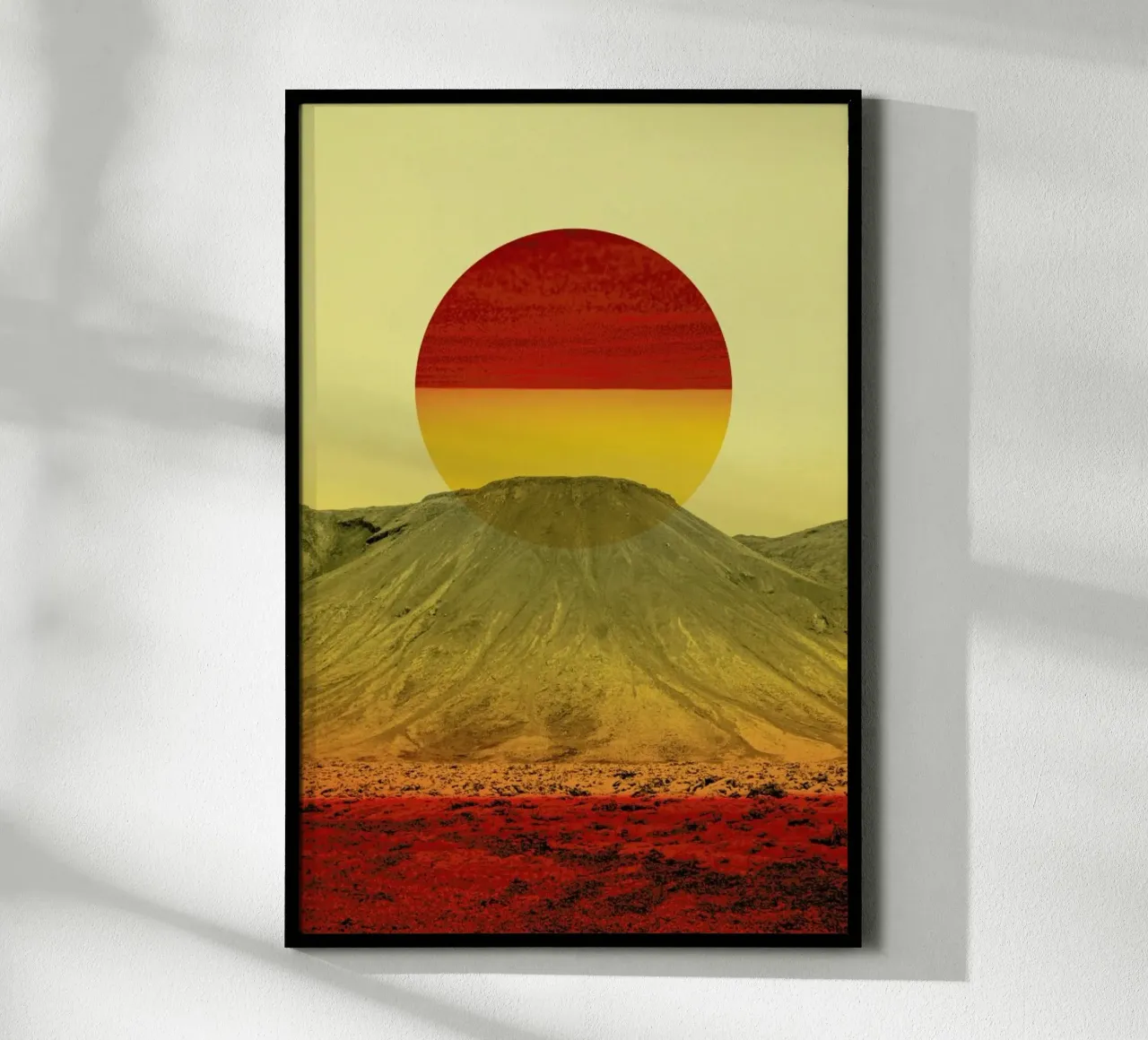 Warm abstraction poster by Stoian Hitrov