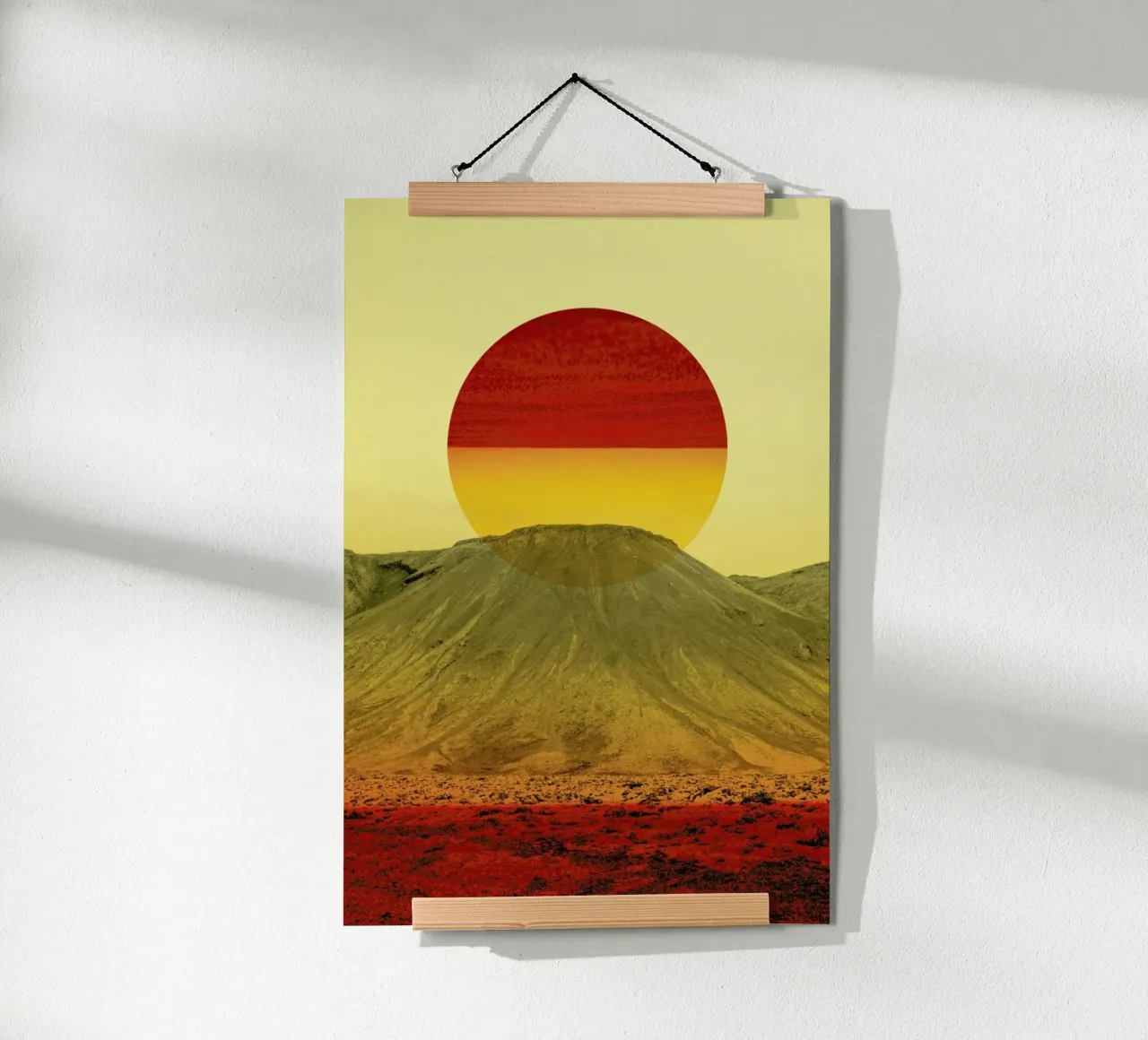 Warm abstraction poster by Stoian Hitrov