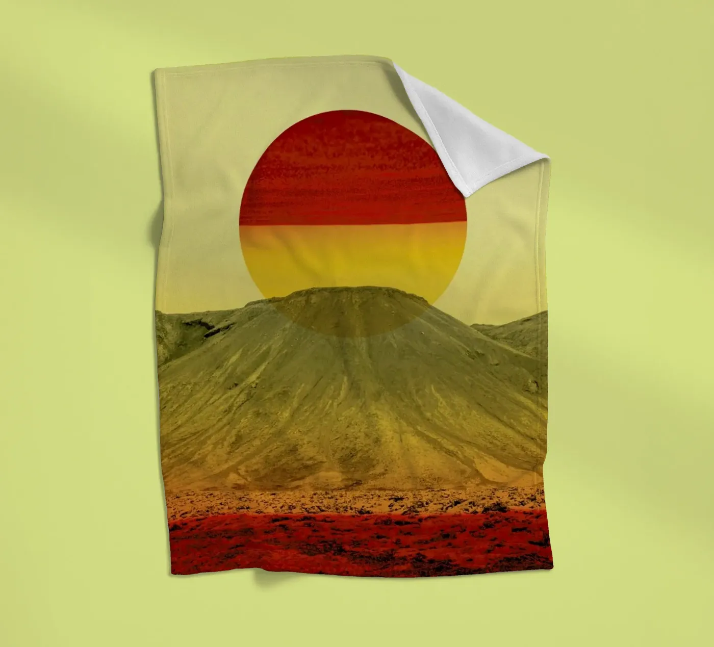 Warm abstraction Fleecedecke von Stoian Hitrov