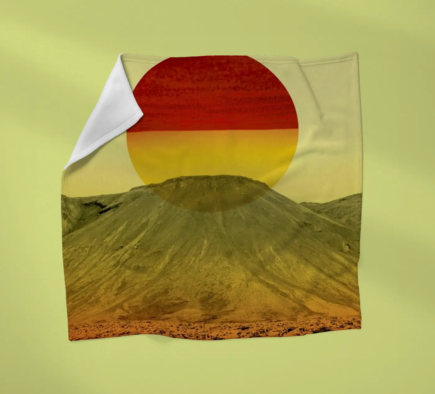 Warm abstraction Fleecedecke von Stoian Hitrov