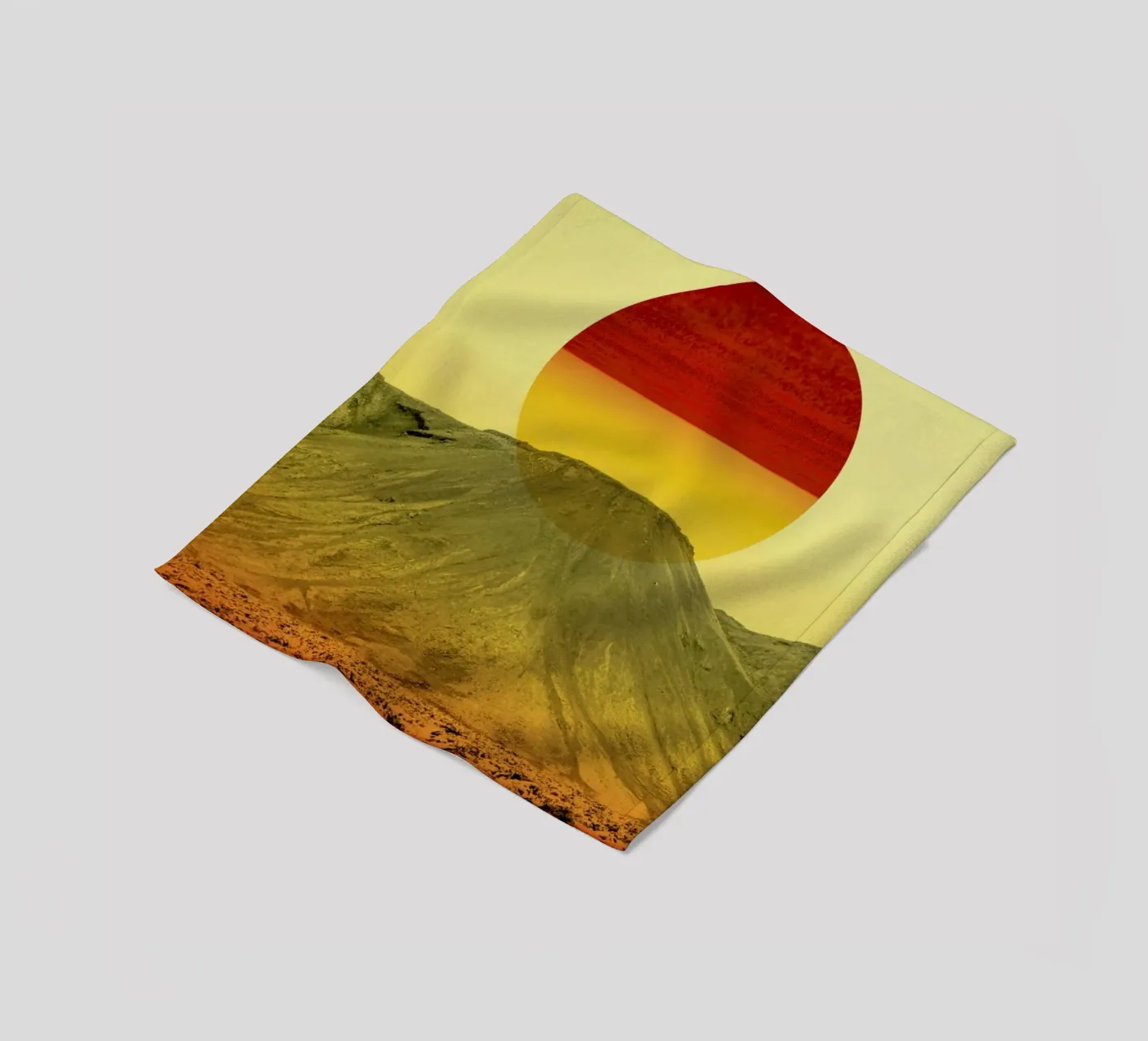 Warm abstraction Fleecedecke von Stoian Hitrov