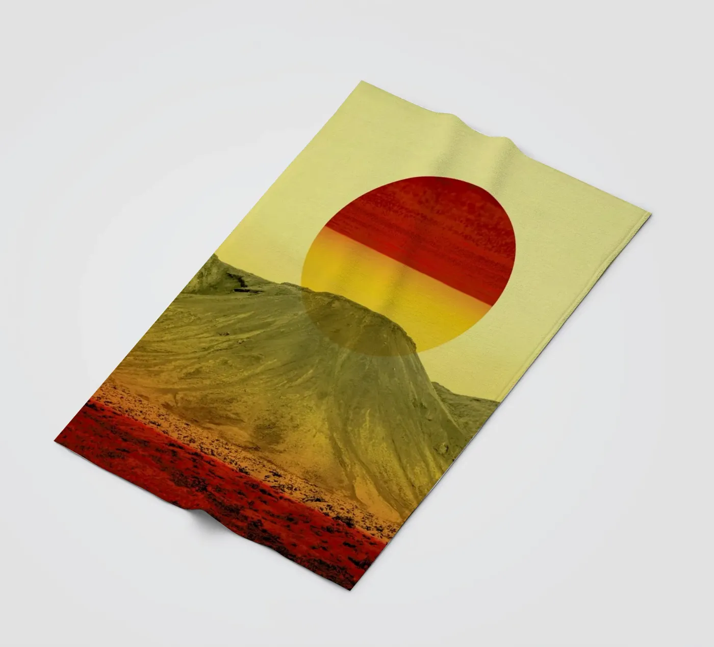 Warm abstraction Fleecedecke von Stoian Hitrov