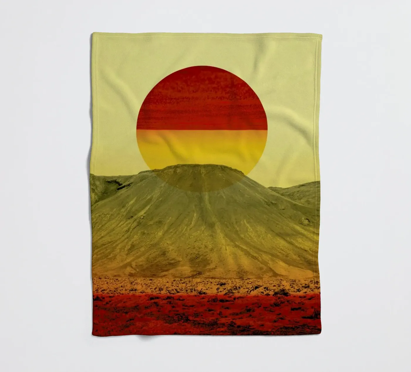 Warm abstraction Fleecedecke von Stoian Hitrov