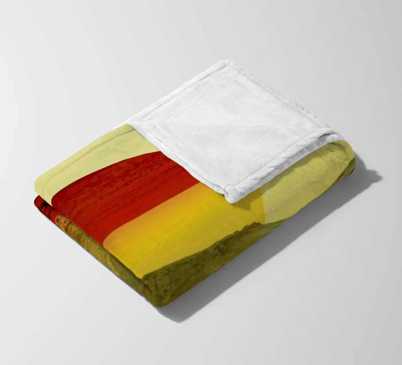 Warm abstraction Fleecedecke von Stoian Hitrov