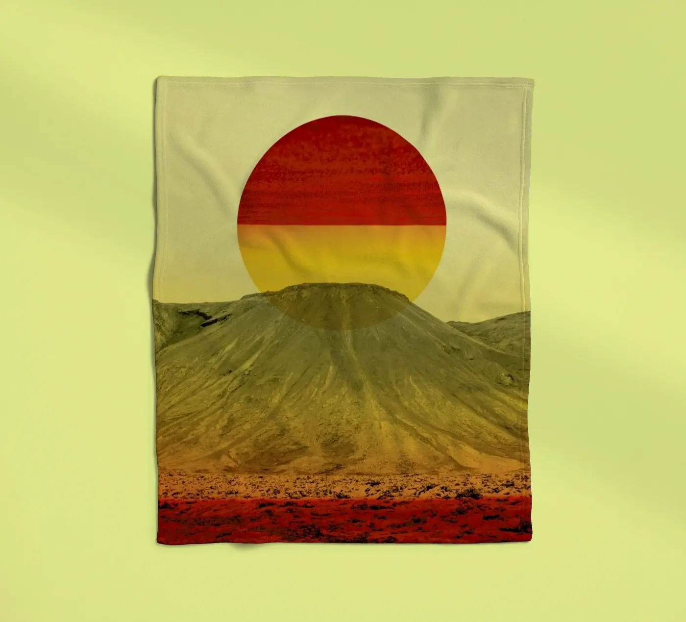 Warm abstraction Fleecedecke von Stoian Hitrov