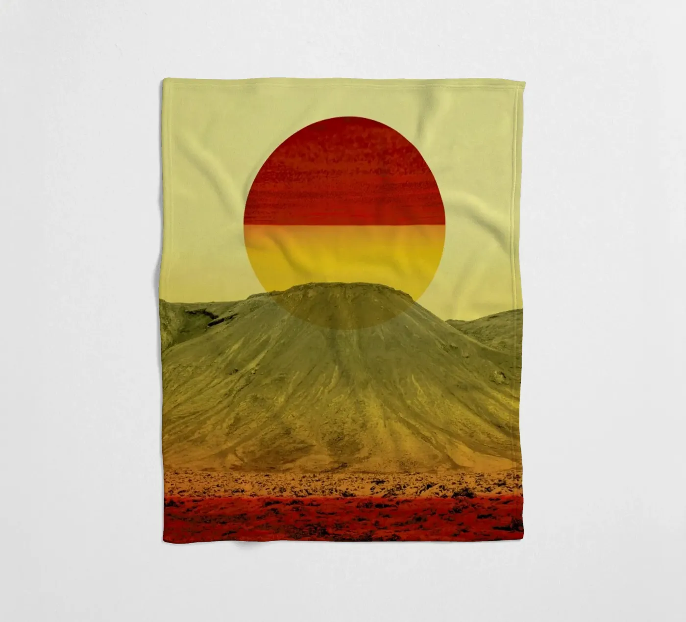 Warm abstraction Fleecedecke von Stoian Hitrov