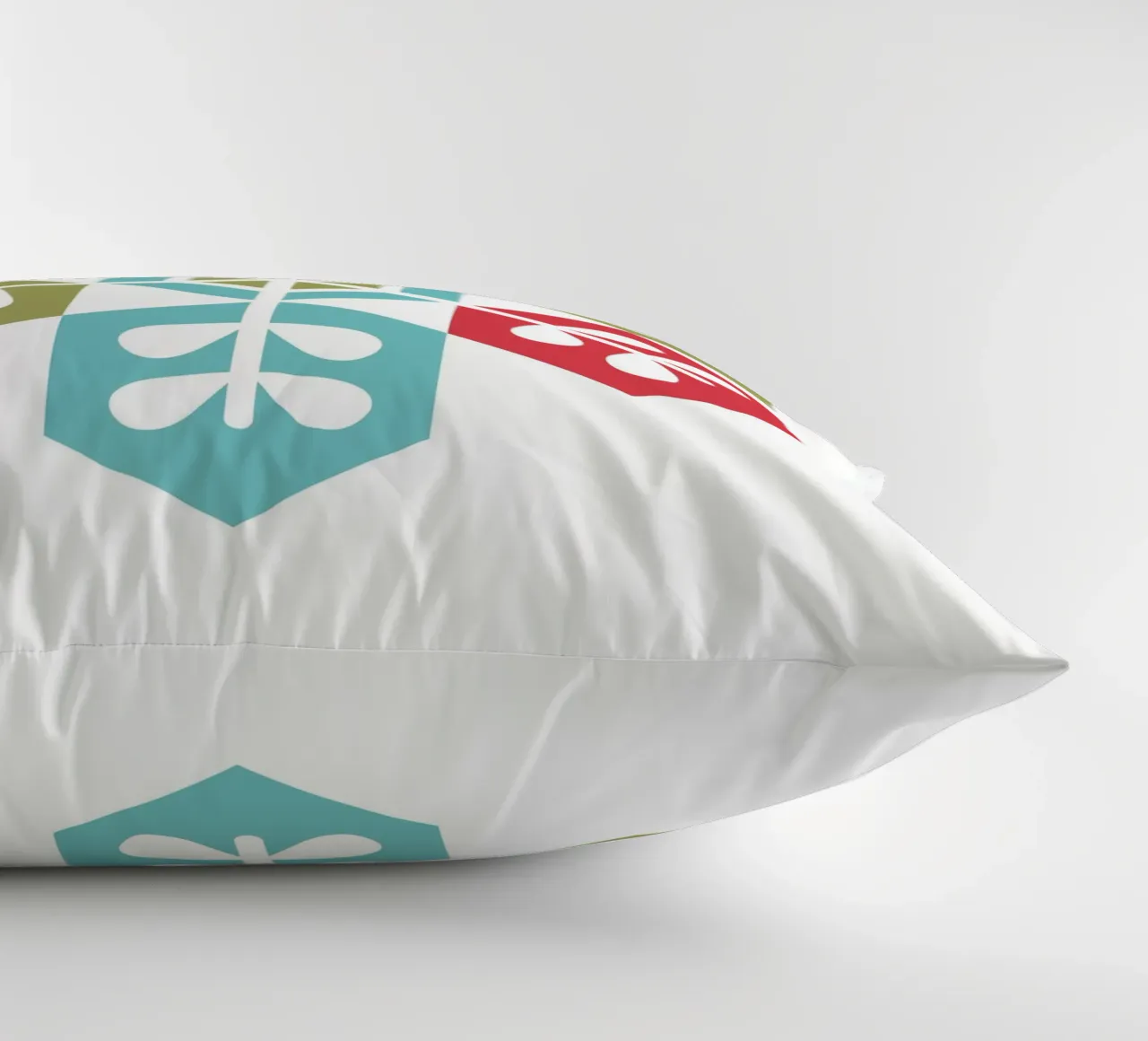 Fiocco di neve geometrico cuscino da Kim Hubball Studio