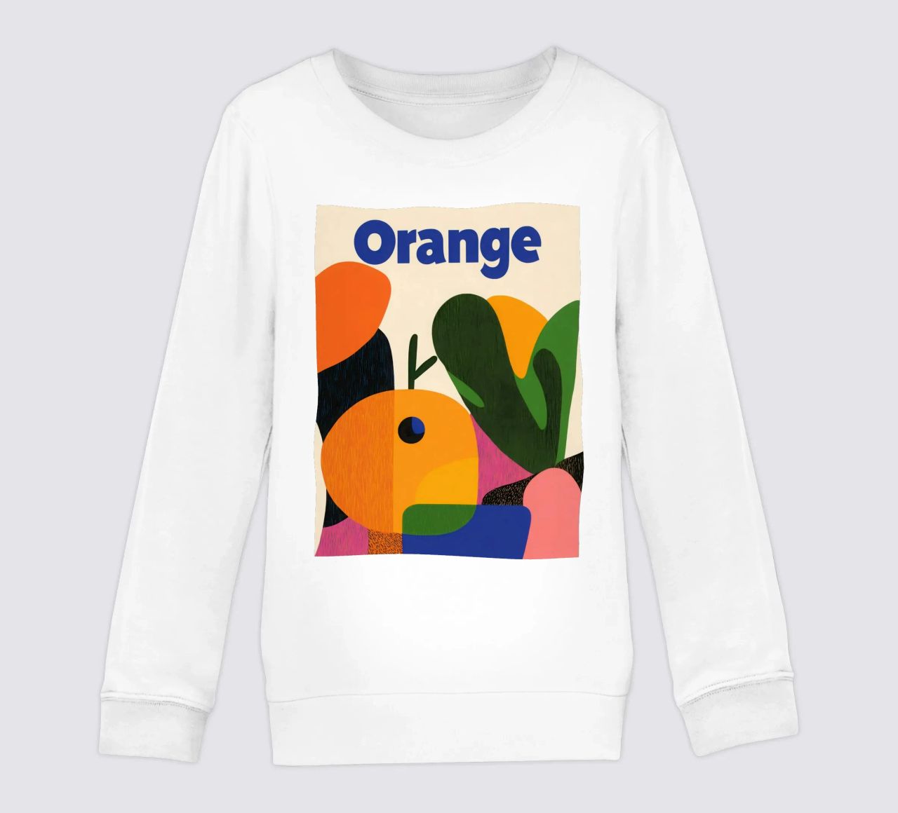 Gráficos naranjas sudadera para niño de Pop and Fruits - Affiches & posters