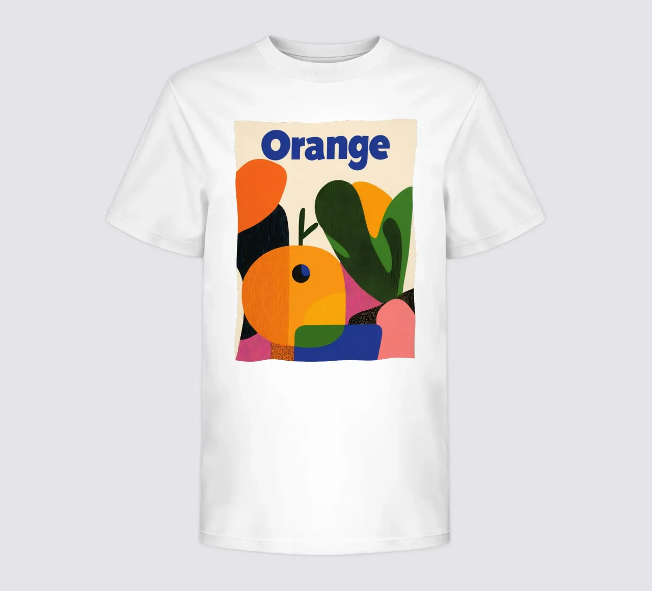 Orange Graphics kids t-shirt by Pop and Fruits - Affiches & posters