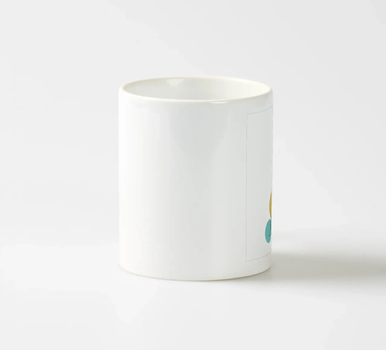 Albero di Natale geometrico tazza in ceramica da Kim Hubball Studio