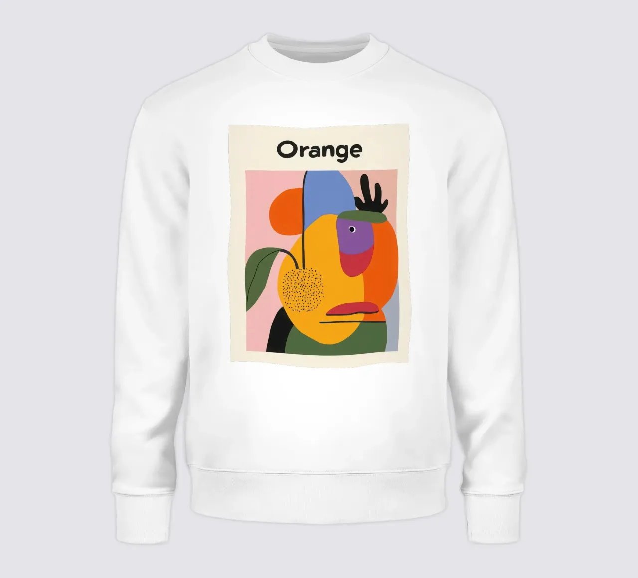 Kleursamenstelling sweatshirt van Pop and Fruits - Affiches & posters