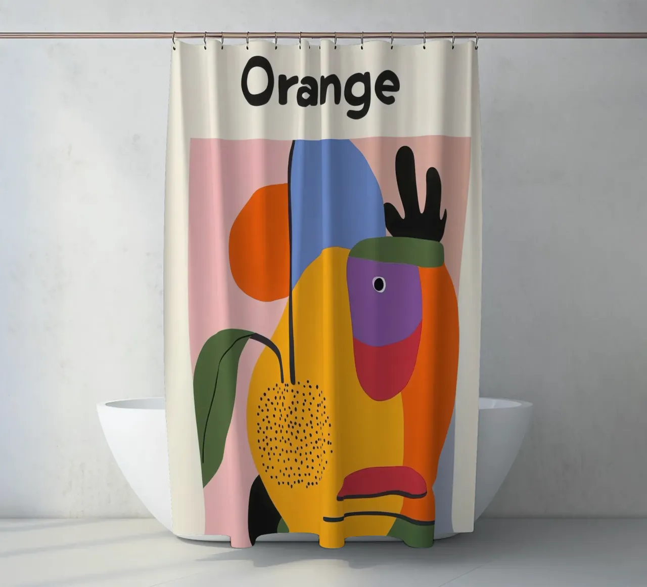 Composición cromática cortina de baño de Pop and Fruits - Affiches & posters