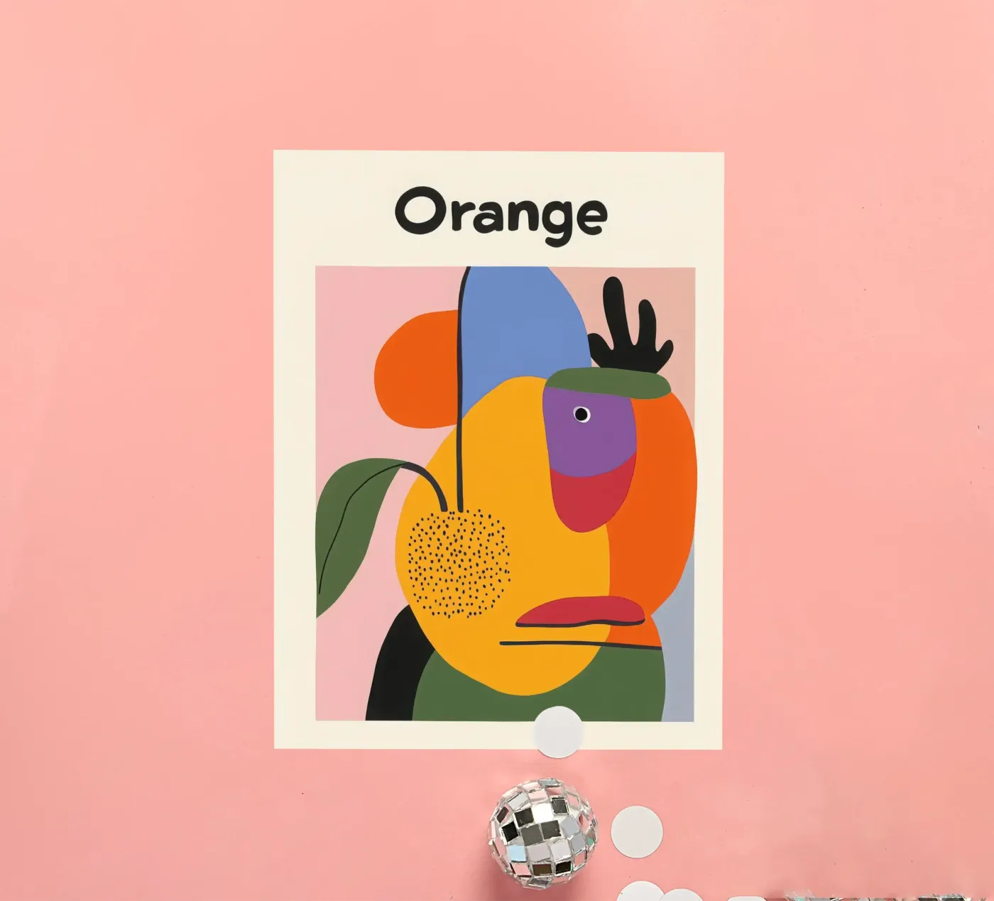 Colour composition sticker by Pop and Fruits - Affiches & posters