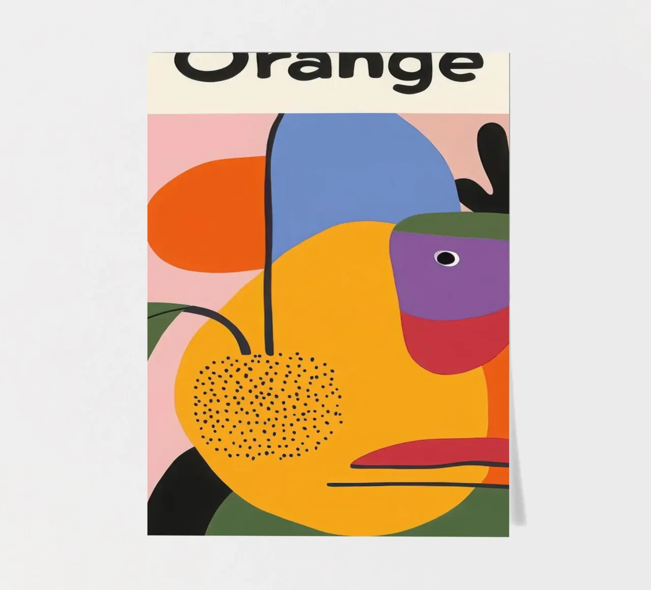 Colour composition sticker sheet by Pop and Fruits - Affiches & posters