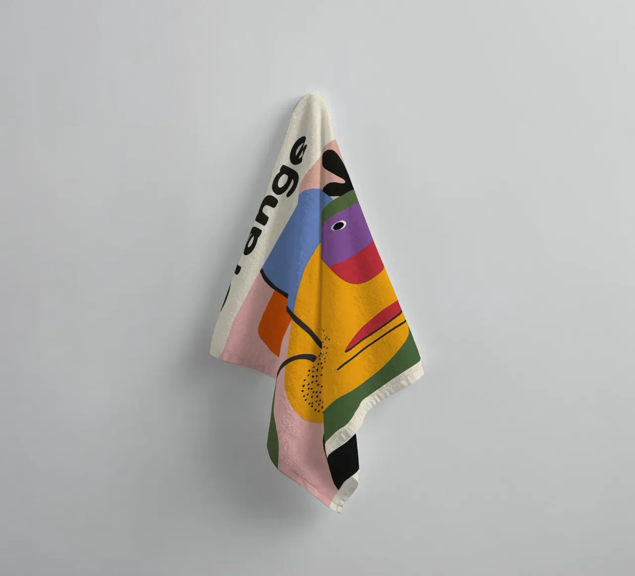 Composizione del colore asciugamano da bagno da Pop and Fruits - Affiches & posters