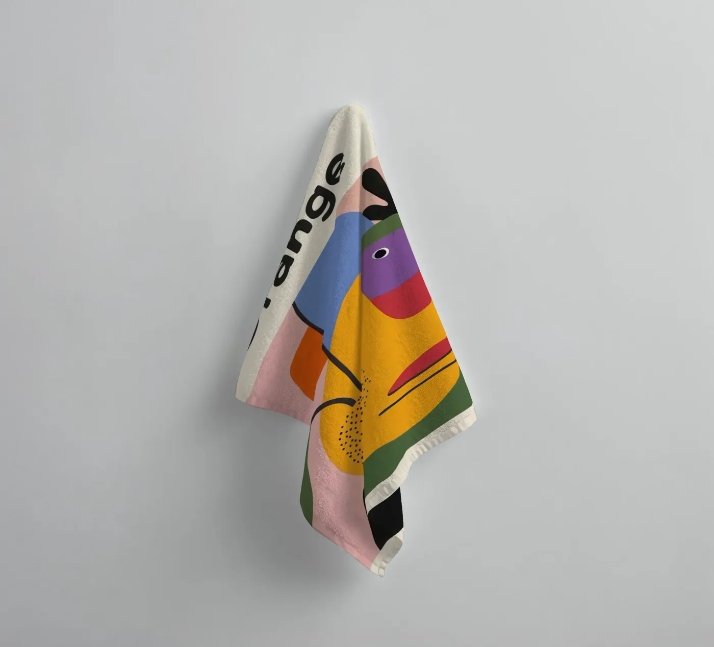 Colour composition towel by Pop and Fruits - Affiches & posters
