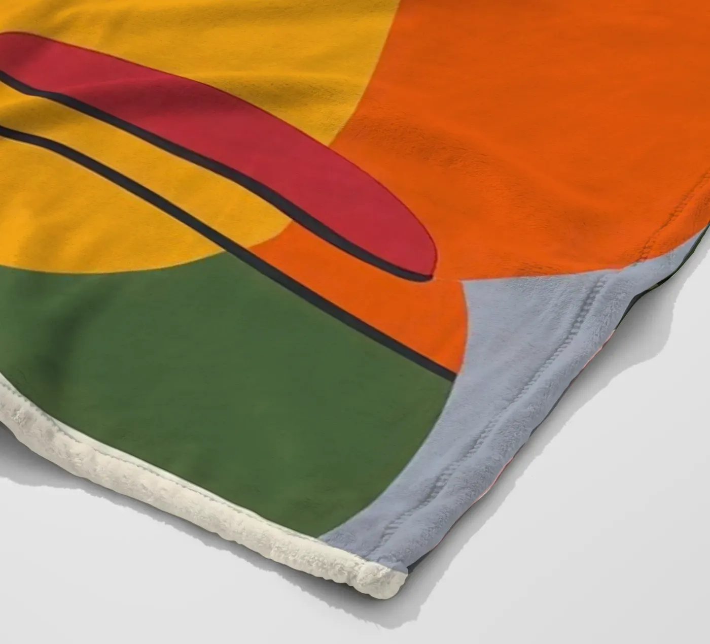 Colour composition Fleecedecke von Pop and Fruits - Affiches & posters