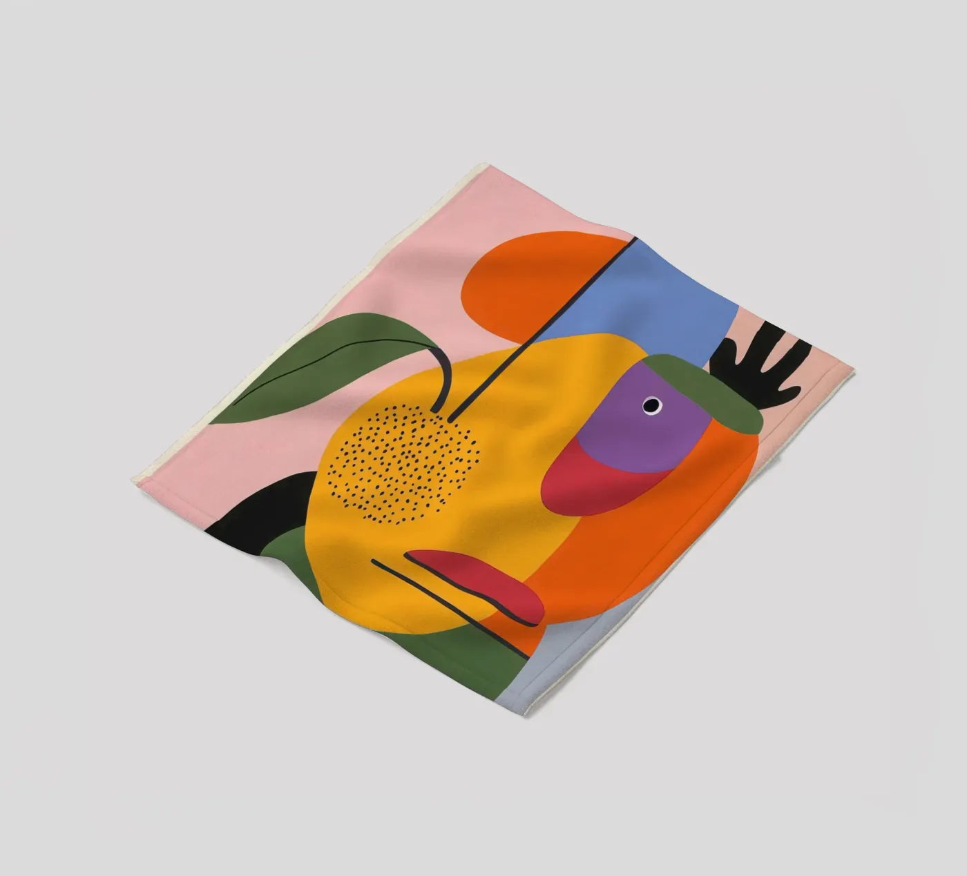 Colour composition Fleecedecke von Pop and Fruits - Affiches & posters