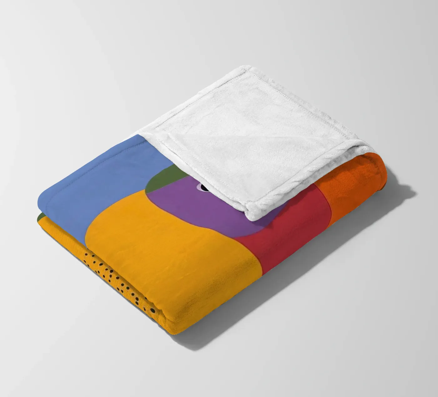 Colour composition Fleecedecke von Pop and Fruits - Affiches & posters