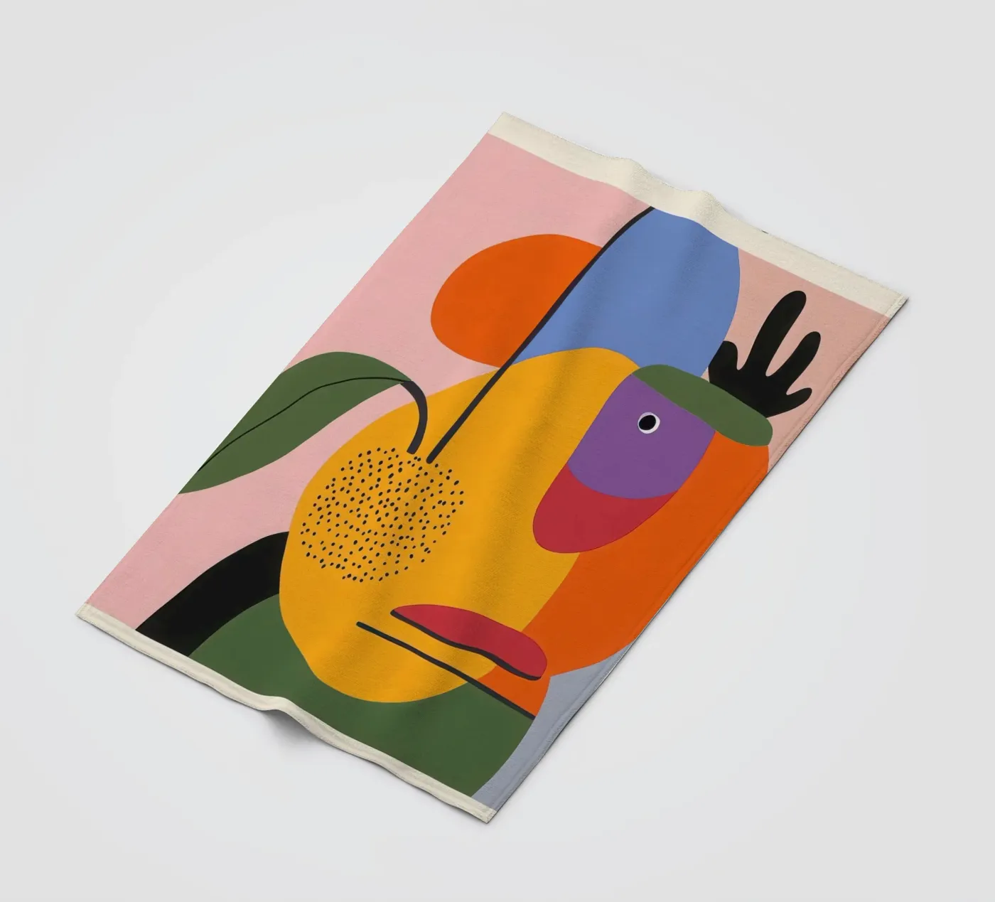 Colour composition Fleecedecke von Pop and Fruits - Affiches & posters