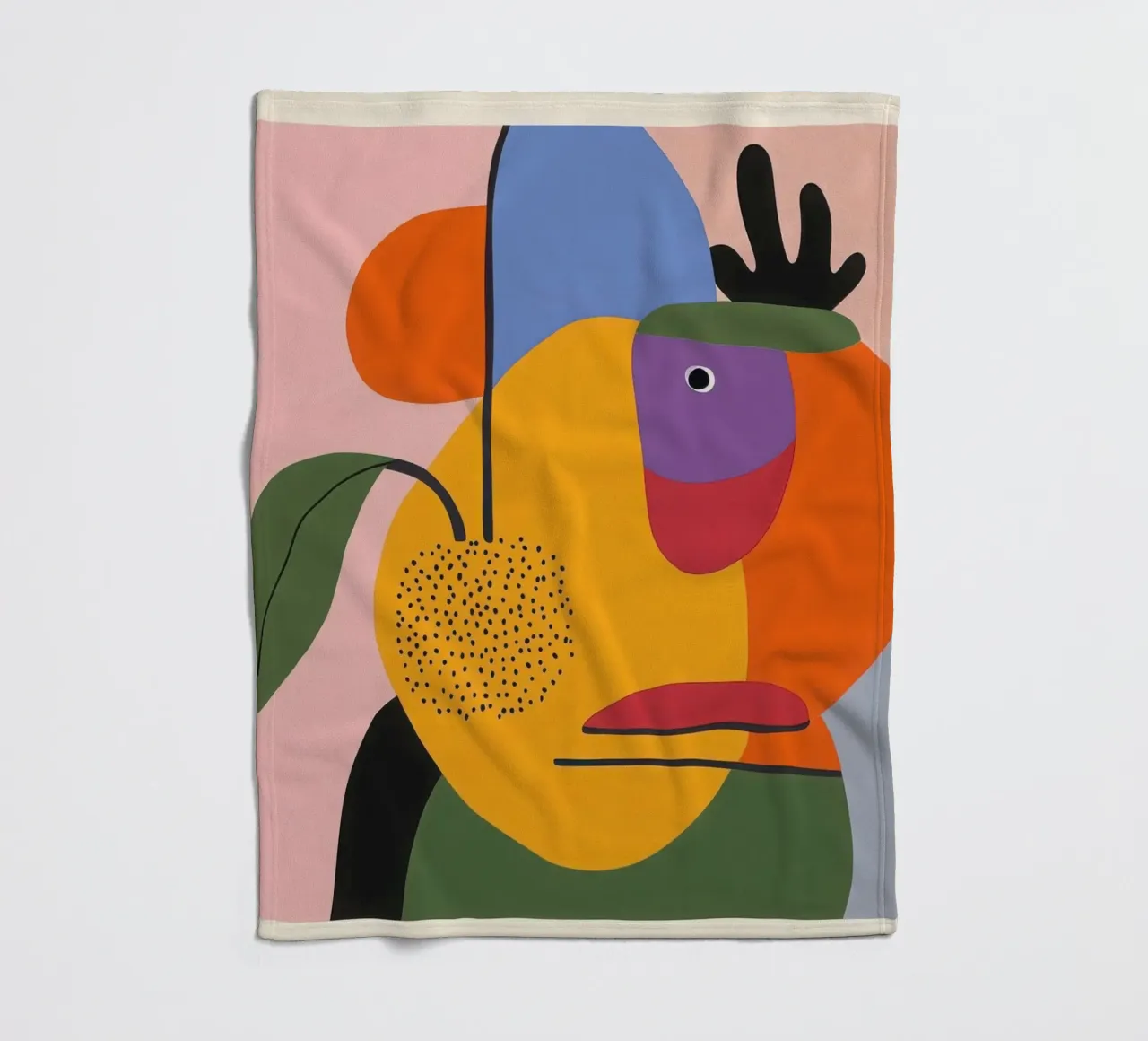 Colour composition Fleecedecke von Pop and Fruits - Affiches & posters