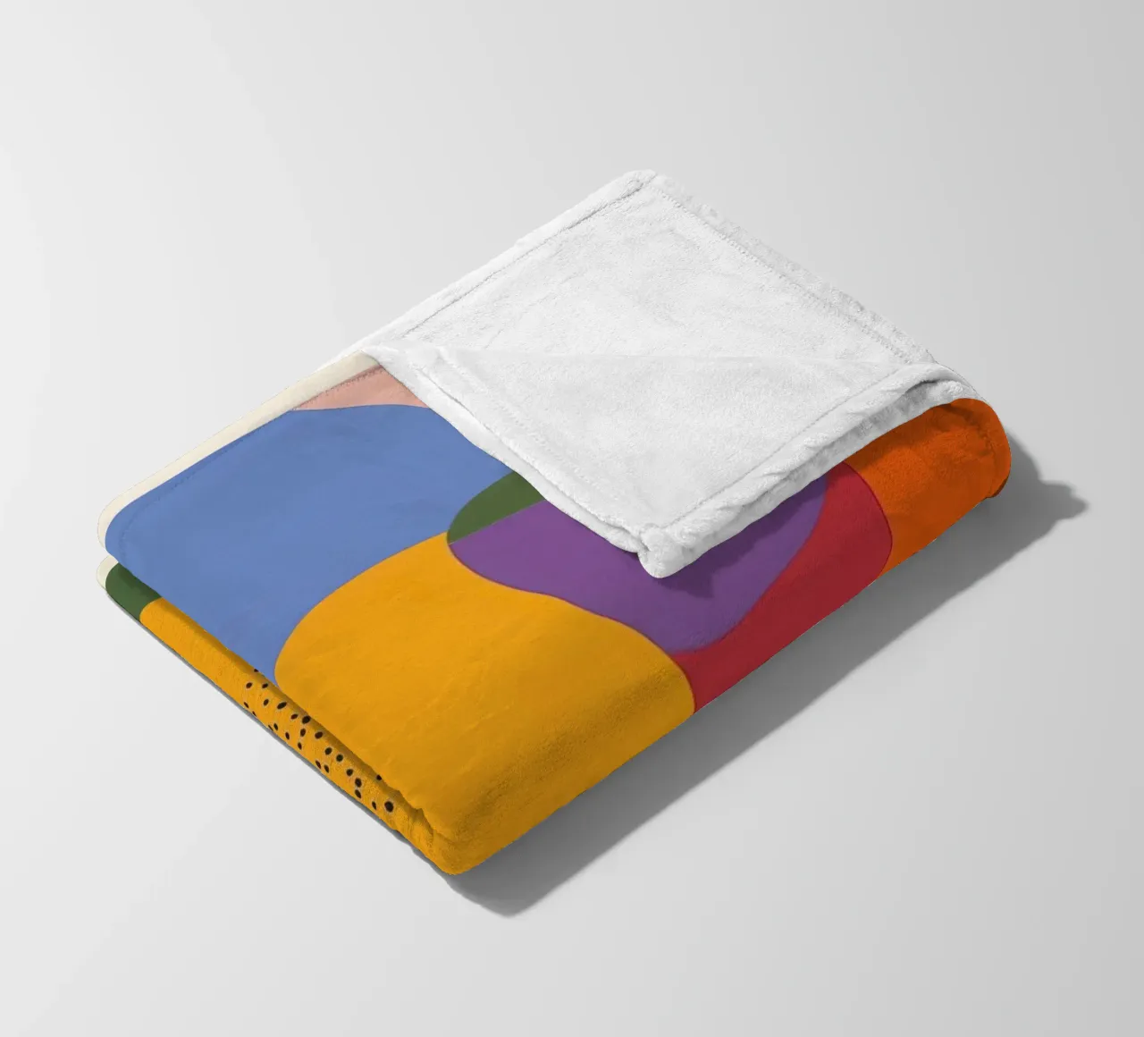 Colour composition Fleecedecke von Pop and Fruits - Affiches & posters