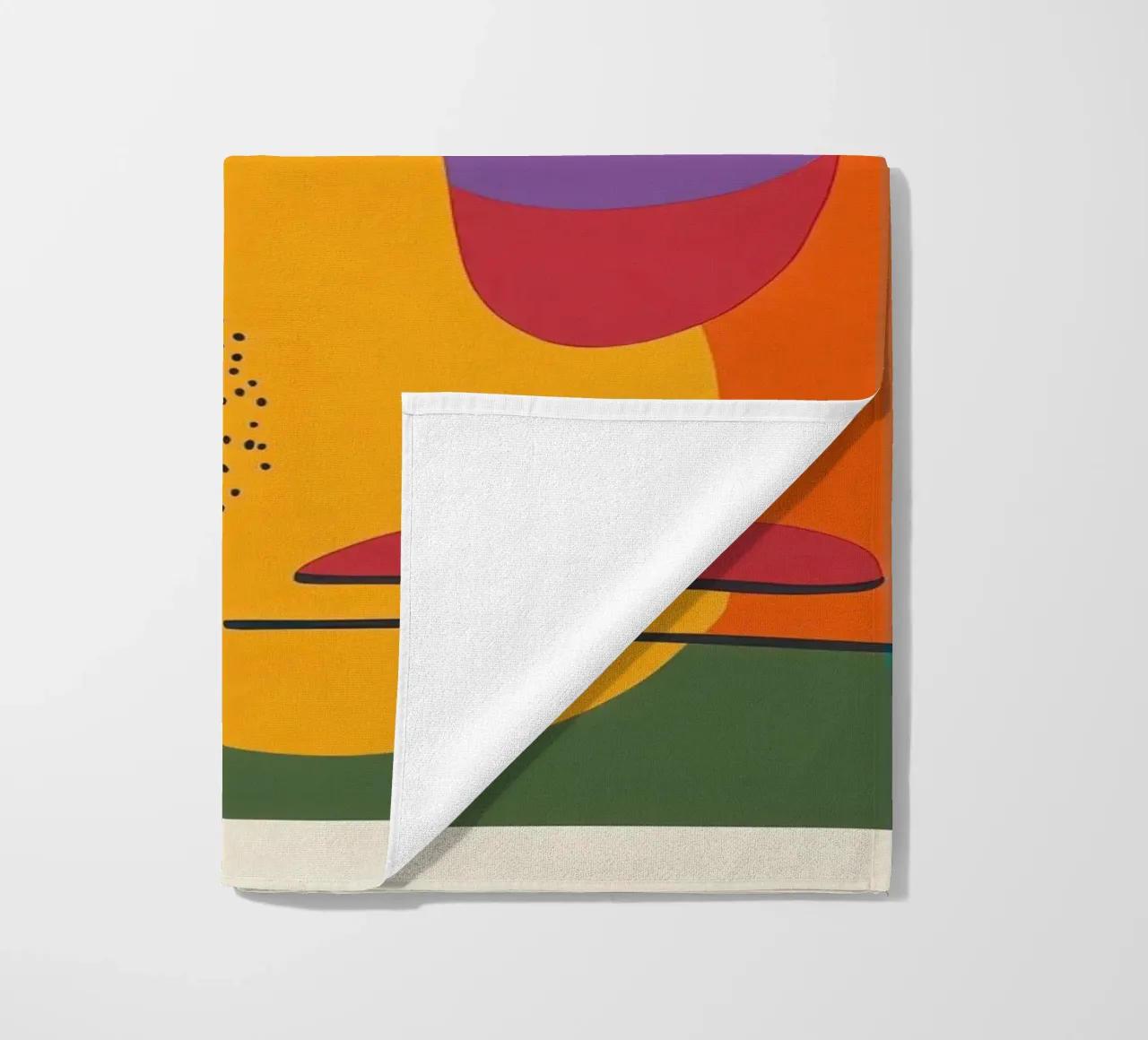 Kleursamenstelling strandhanddoek van Pop and Fruits - Affiches & posters