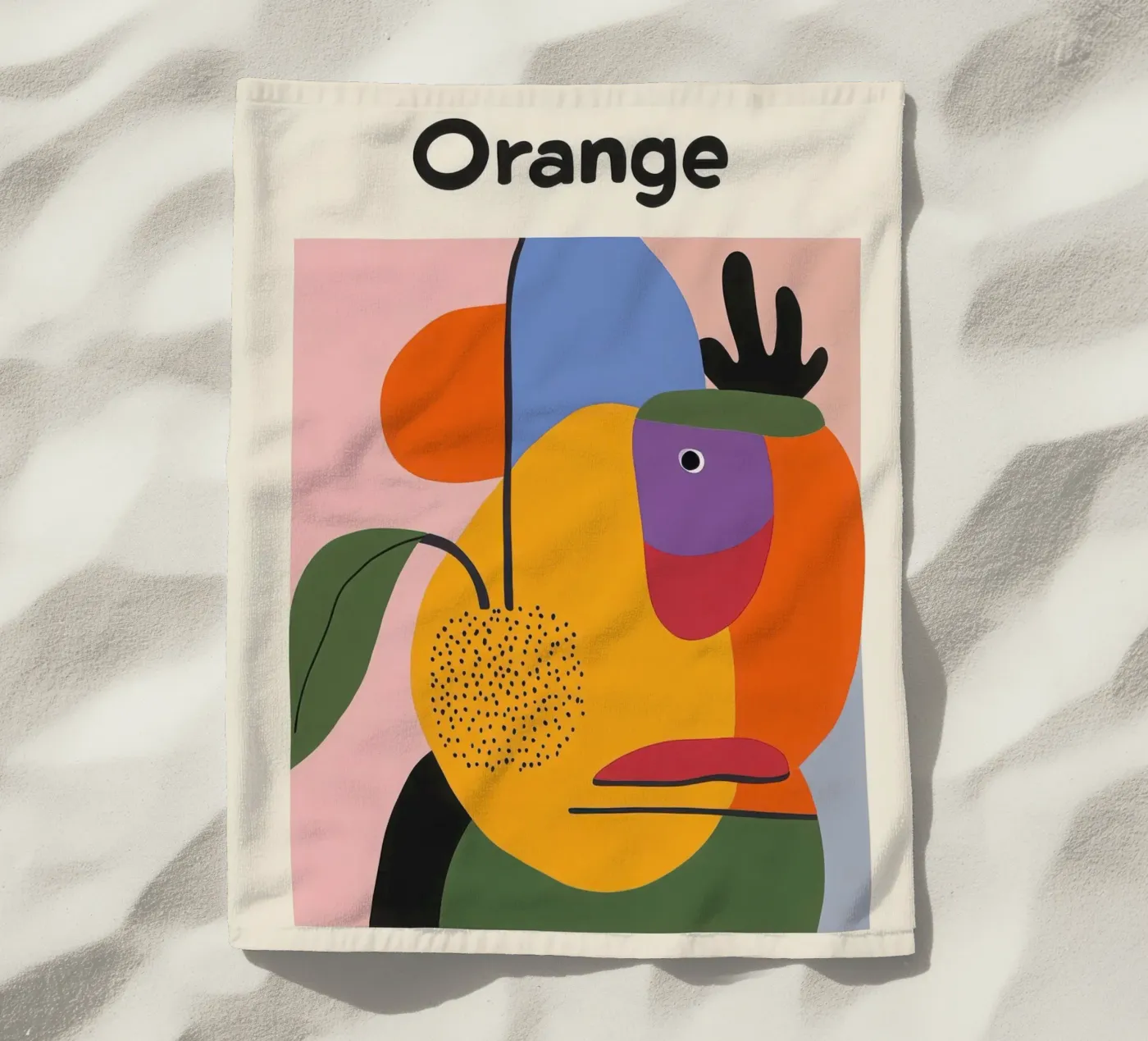 Colour composition beach towel by Pop and Fruits - Affiches & posters