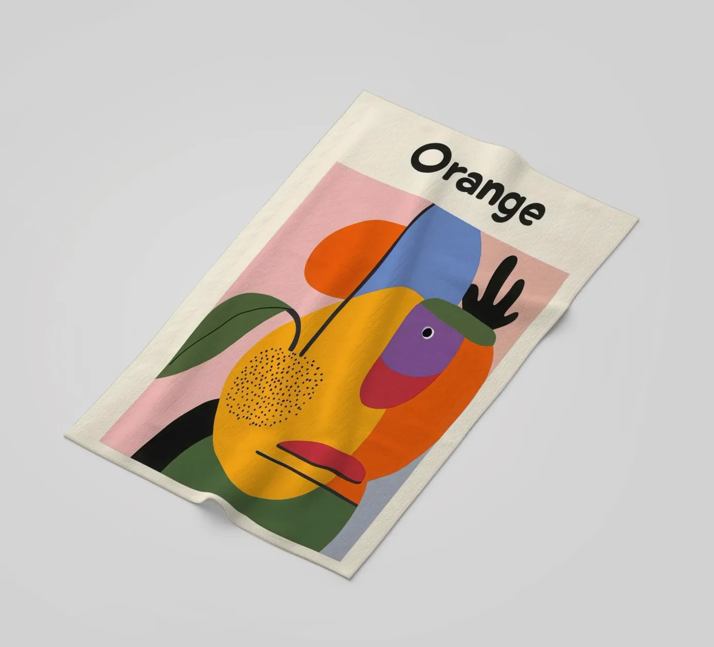 Colour composition beach towel by Pop and Fruits - Affiches & posters