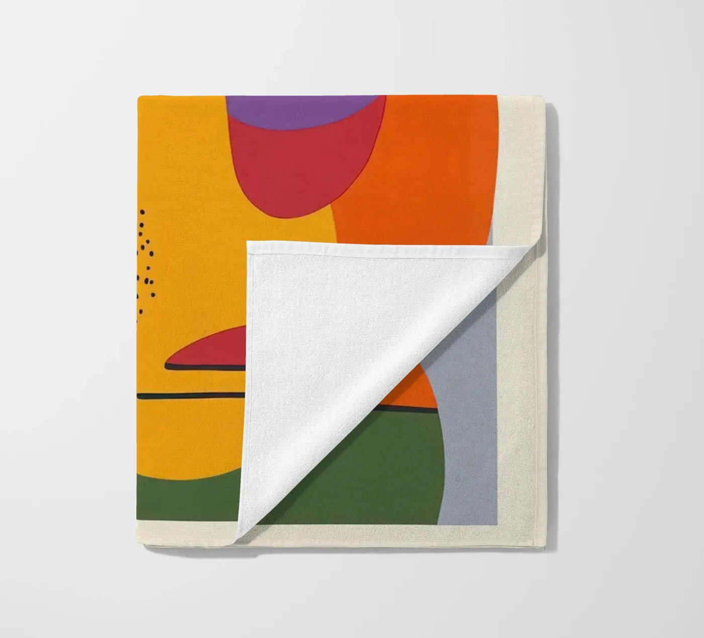 Colour composition beach towel by Pop and Fruits - Affiches & posters