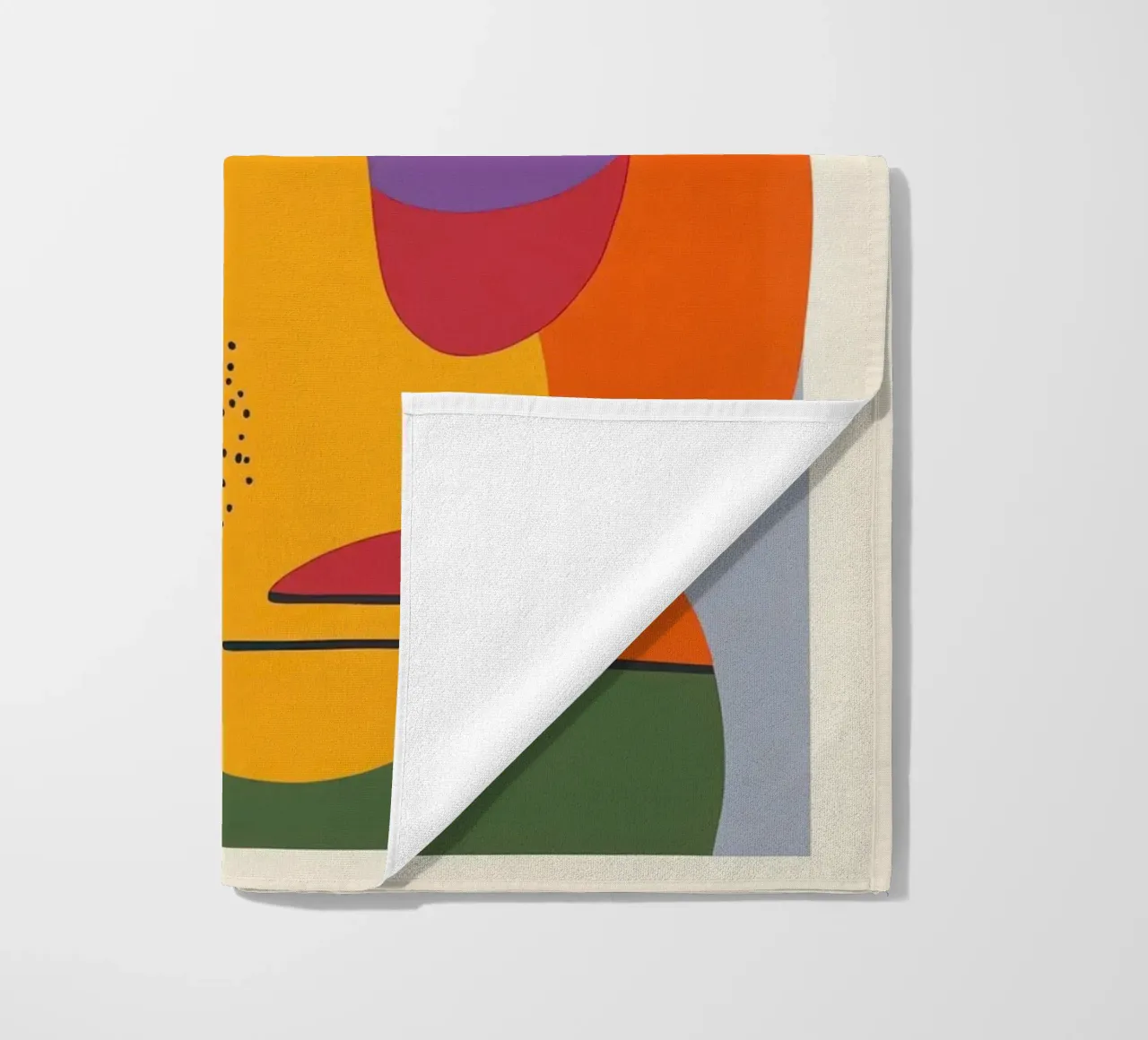 Kleursamenstelling strandhanddoek van Pop and Fruits - Affiches & posters