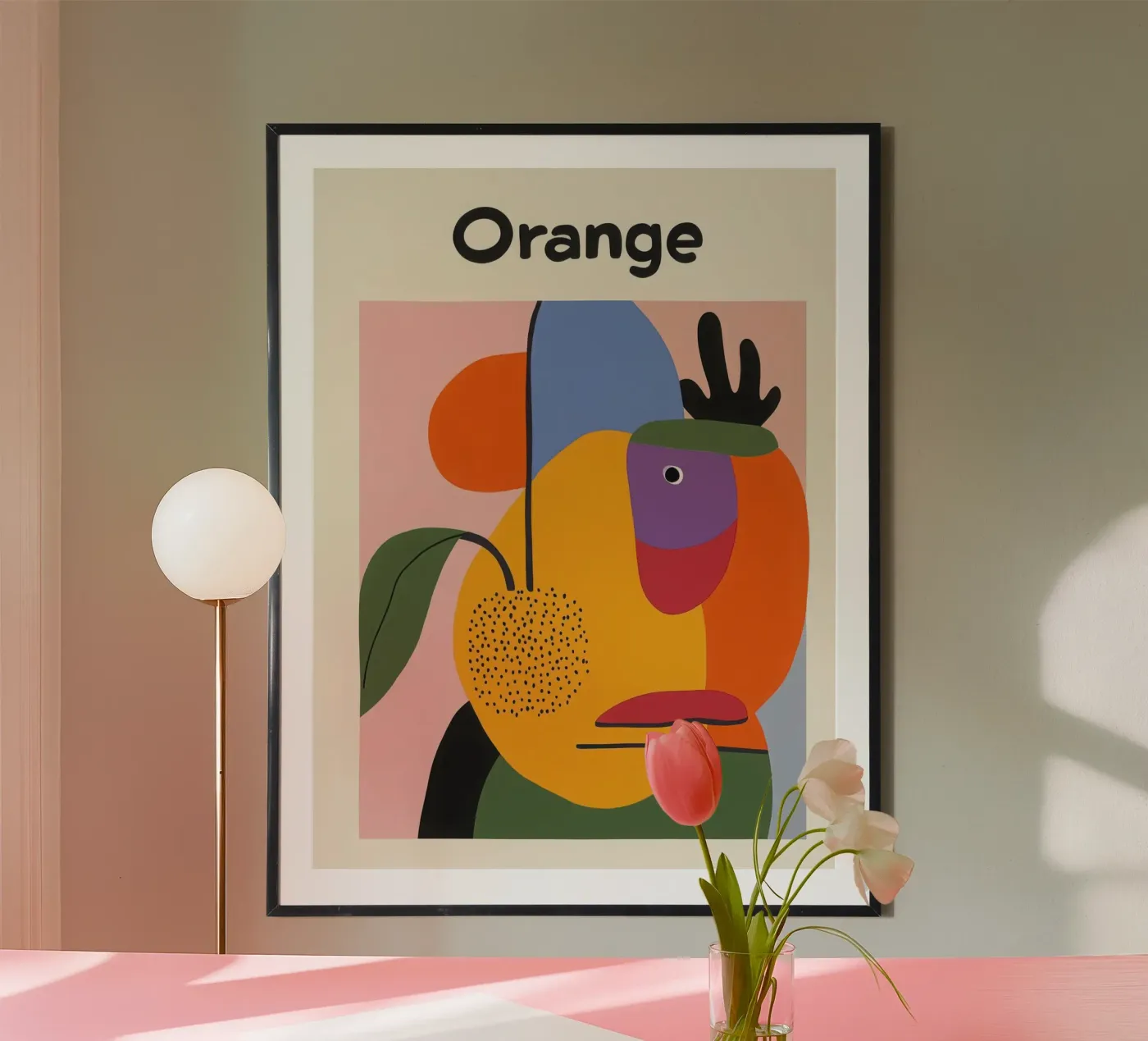 Composition couleurs poster de Pop and Fruits - Affiches & posters
