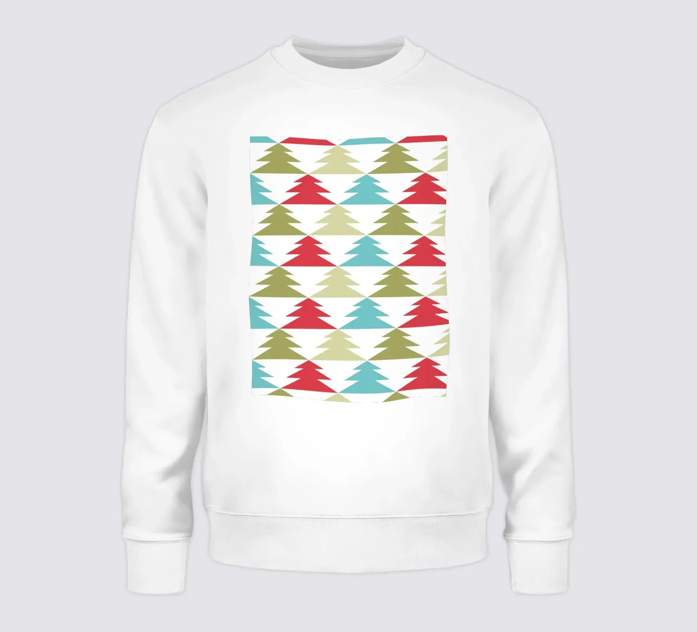 Motif géométrique de l'arbre sweat de Kim Hubball Studio