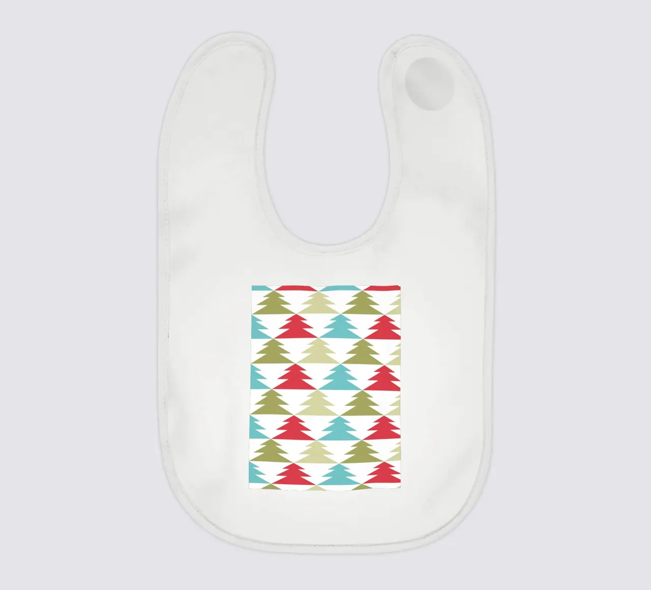 Geometrisches Baum-Muster Babylätzchen von Kim Hubball Studio