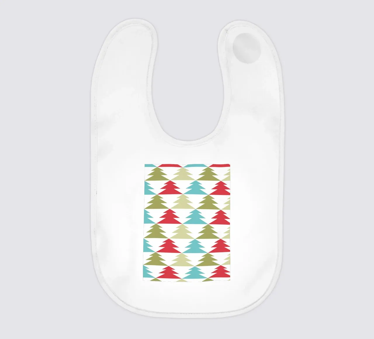 Geometrisches Baum-Muster Babylätzchen von Kim Hubball Studio