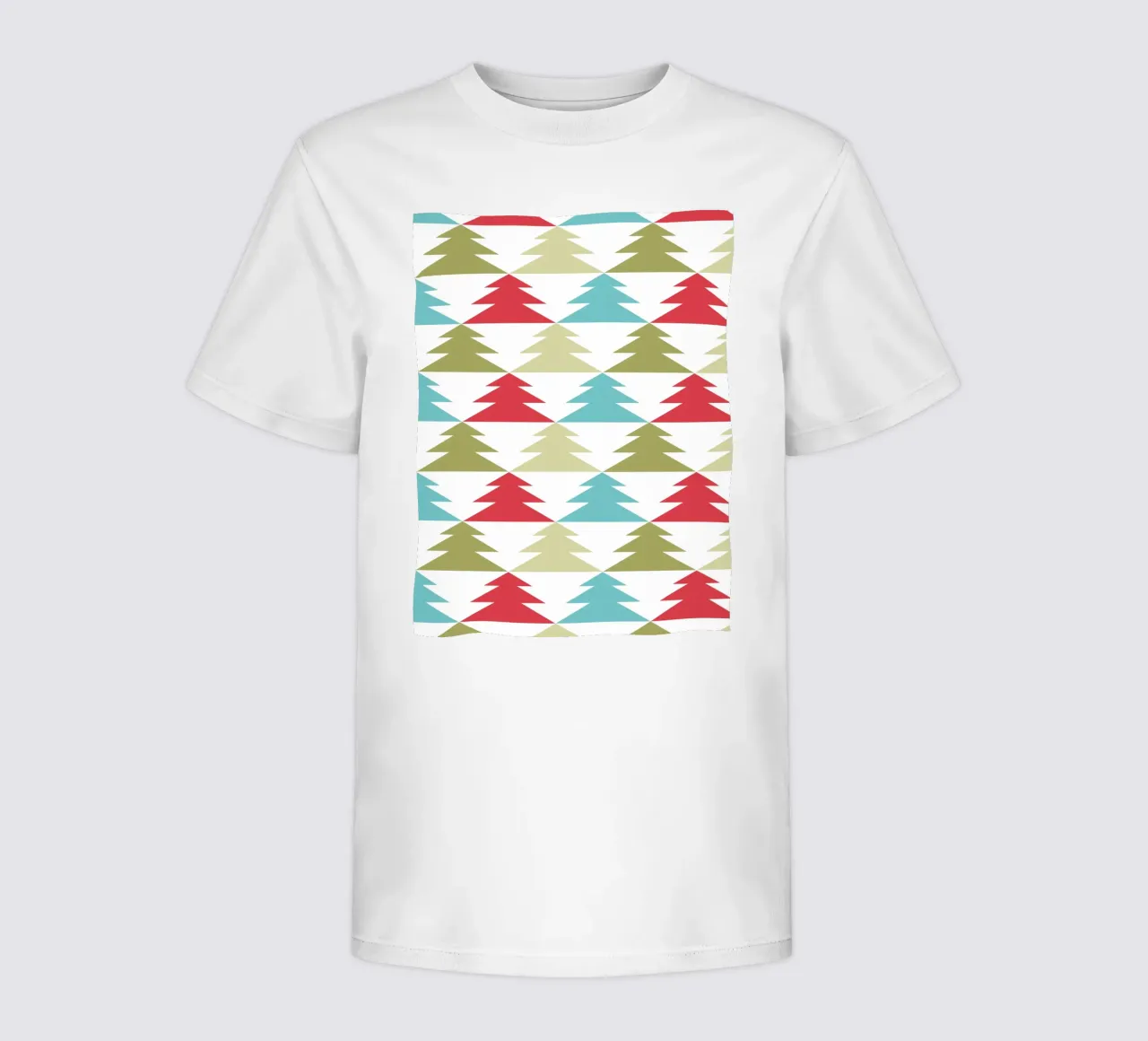 Geometrisch Boompatroon kinder t-shirt van Kim Hubball Studio