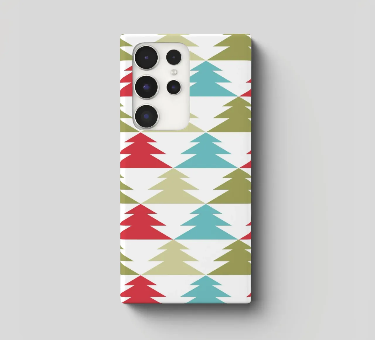 Geometric Tree Pattern cover samsung da Kim Hubball Studio