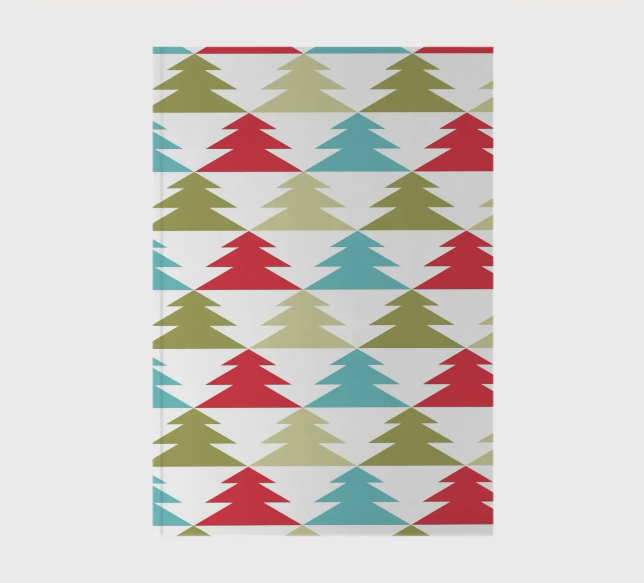 Geometric Tree Pattern notebook by Kim Hubball Studio